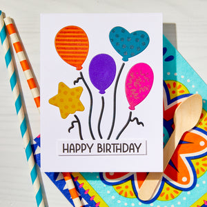 Hero Arts Balloons Cover Plate Die