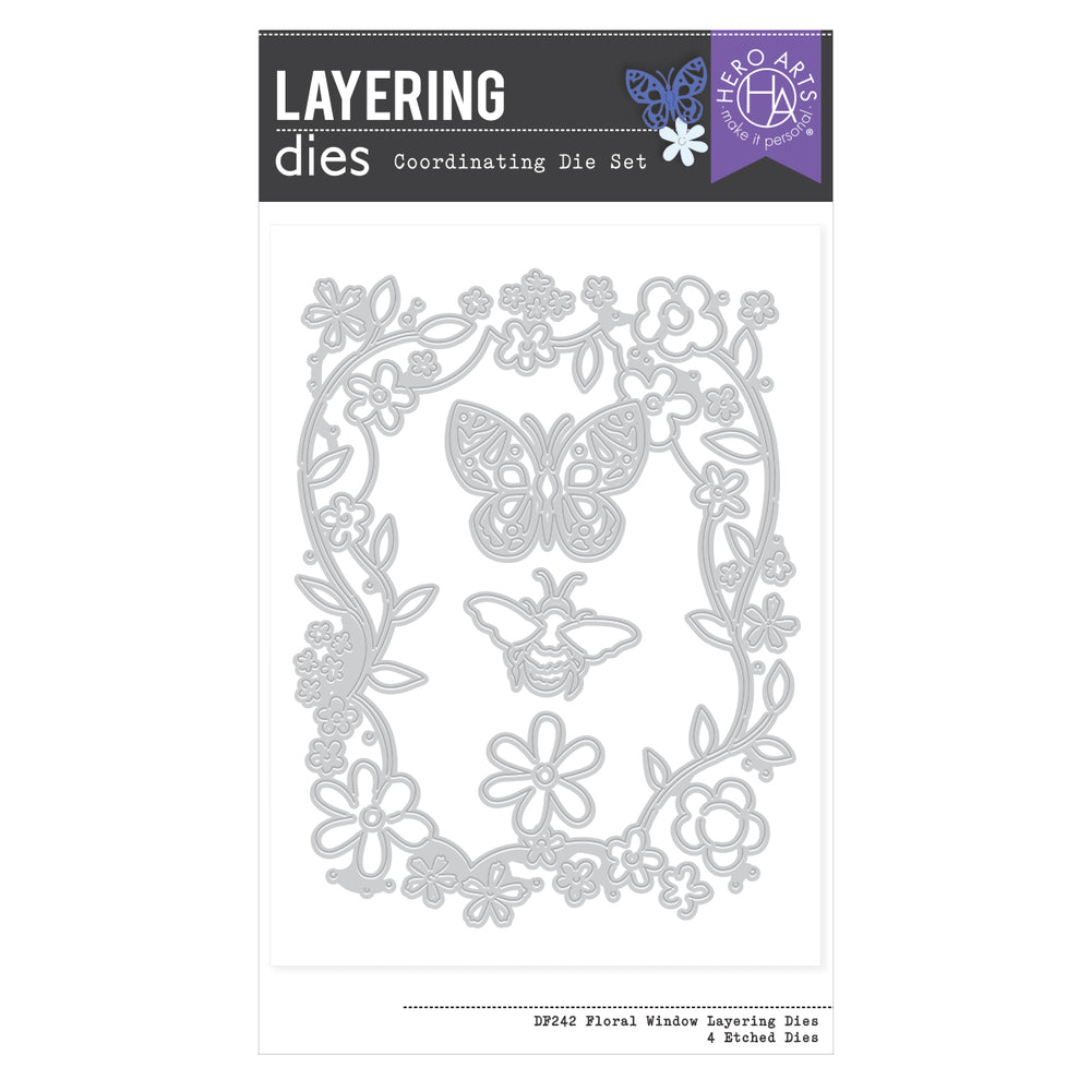 Hero Arts Floral Window Die Set