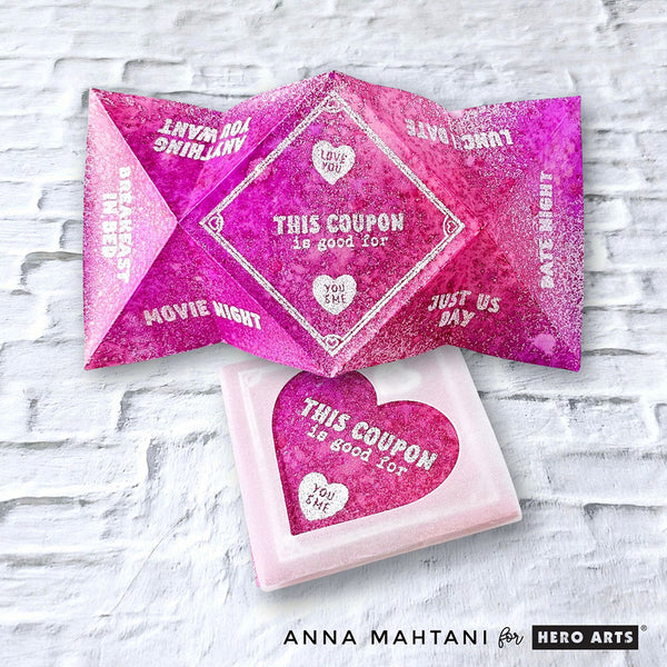 Hero Arts Folded Love Note Fancy Dies from the Love Notes Collection