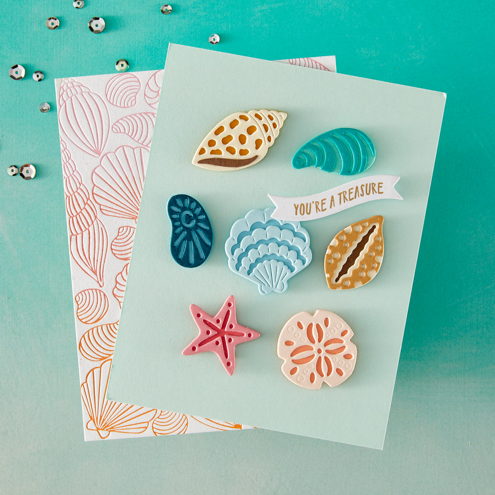 Hero Arts Sophisticated Shells Etched Dies
