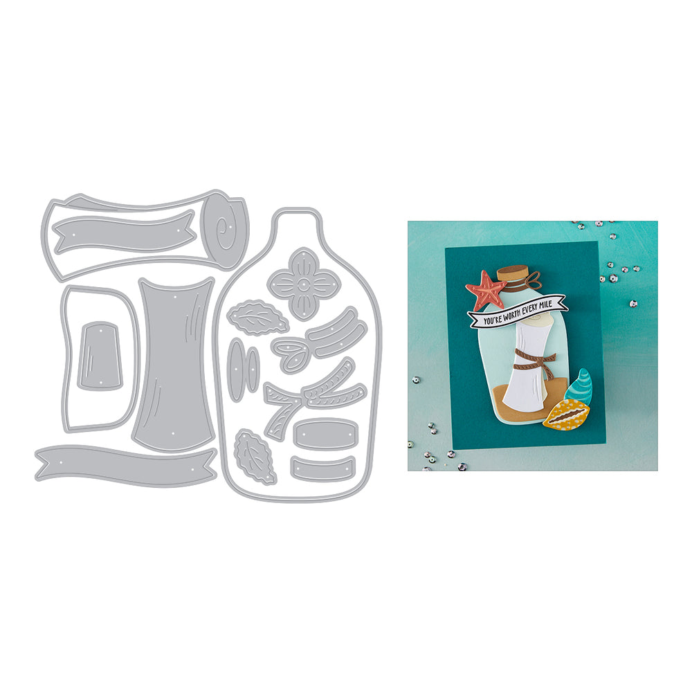 Hero Arts Message in a Bottle Etched Dies