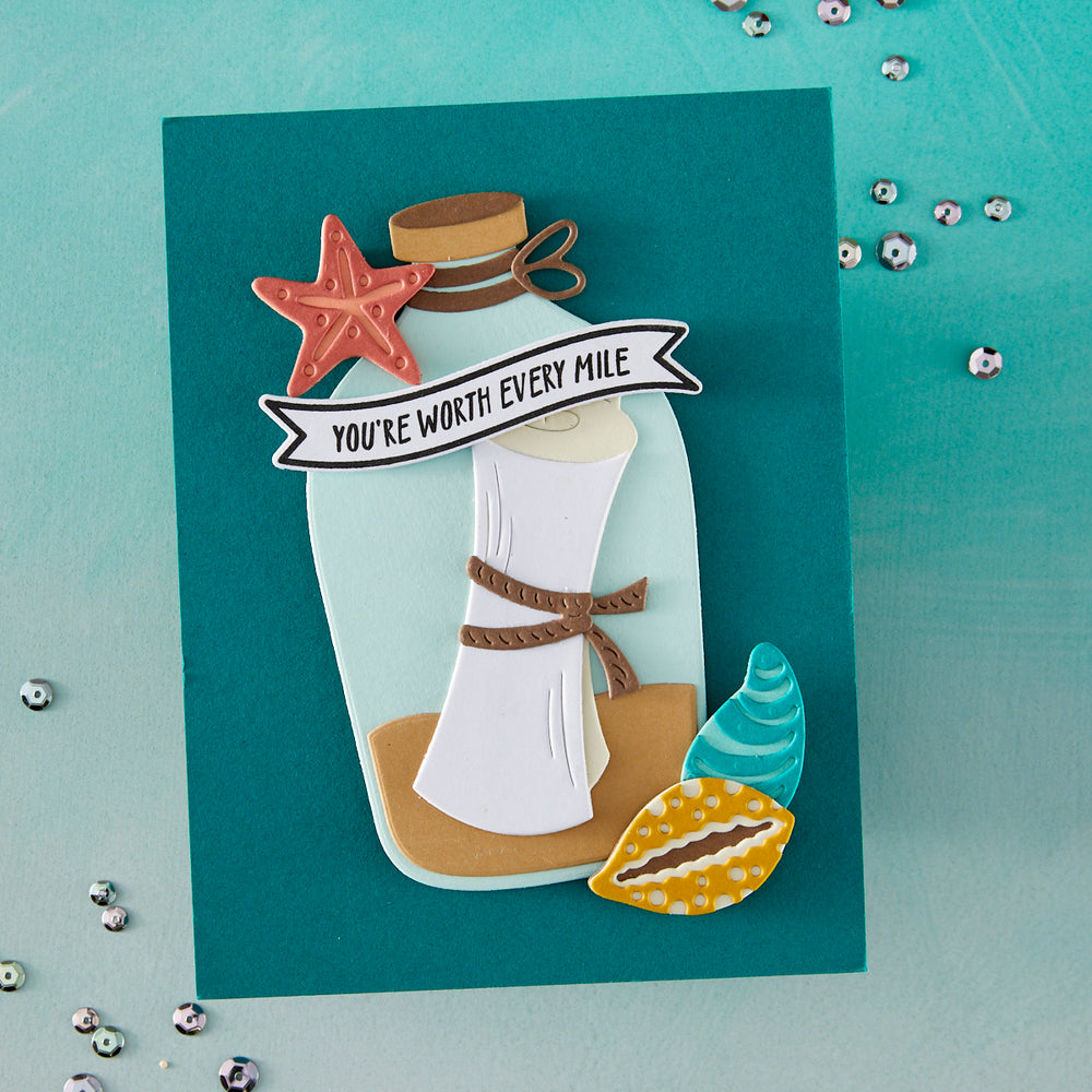 Hero Arts Message in a Bottle Etched Dies