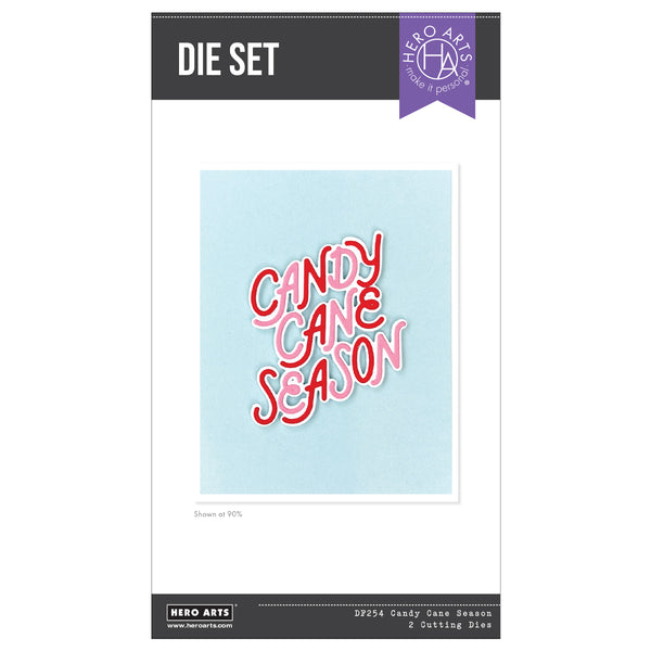 Hero Arts Candy Cane Season Etched Dies