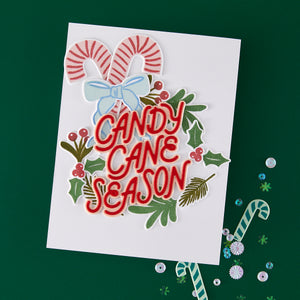 Hero Arts Candy Cane Season Etched Dies