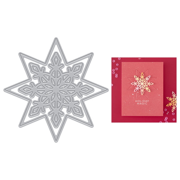 Hero Arts Snowflake Star Etched Dies