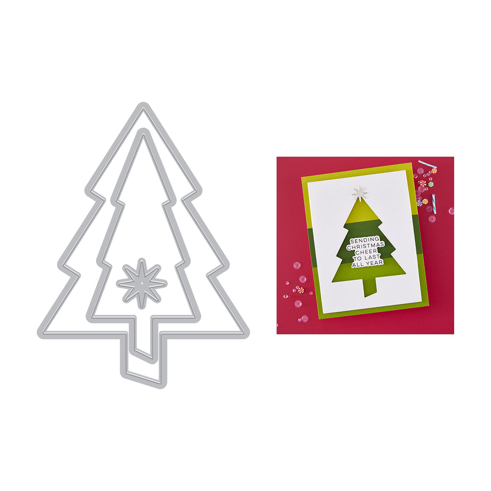 Hero Arts Festive Tree Die Etched Dies