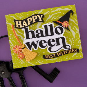Hero Arts Happy Halloween Etched Dies
