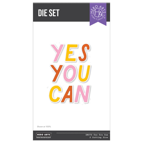 Hero Arts Yes You Can Die & Stencil Bundle