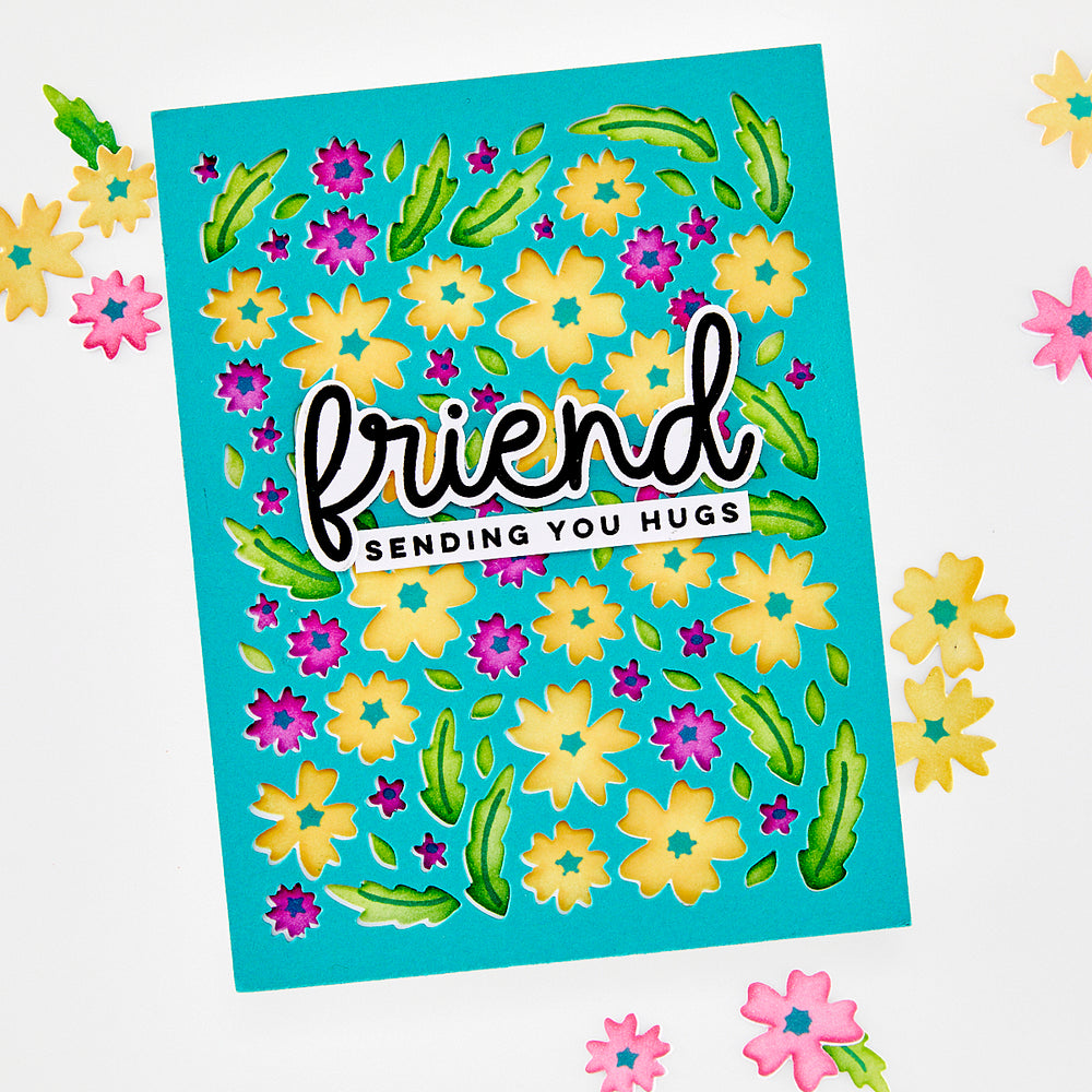 Hero Arts Bitty Floral Bundle Die & Stencil Bundle
