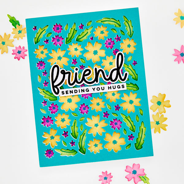 Hero Arts Bitty Floral Bundle Die & Stencil Bundle