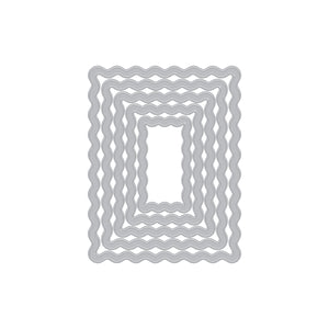 Hero Arts Squiggly Rectangle Frames Die Set