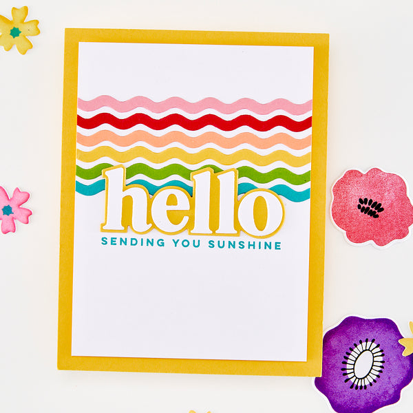 Hero Arts Squiggly Rectangle Frames Die Set
