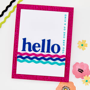 Hero Arts Squiggly Rectangle Frames Die Set