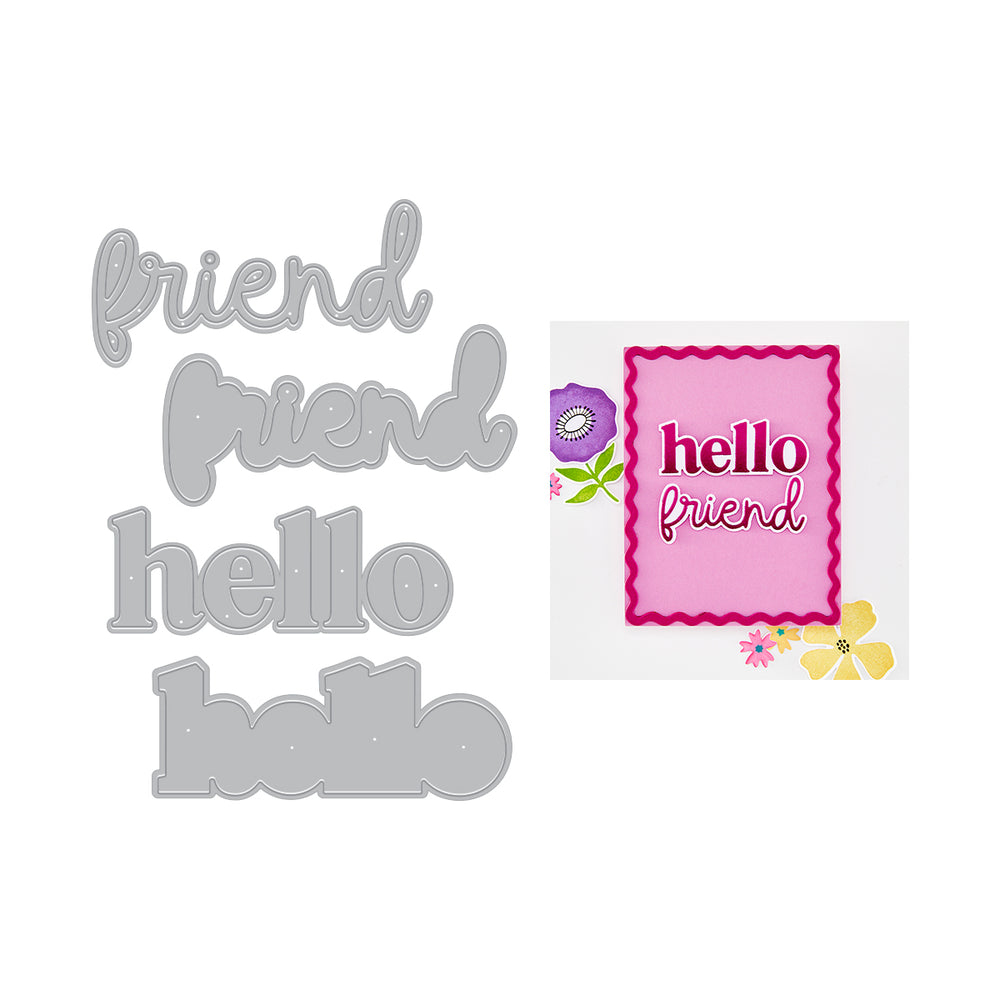 Hero Arts Hello Friend Die Set