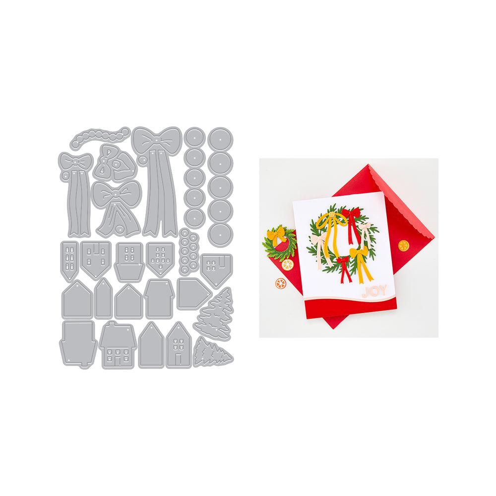 Hero Arts Winter Wreath Accessories Die Set