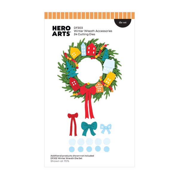Hero Arts Winter Wreath Bundle