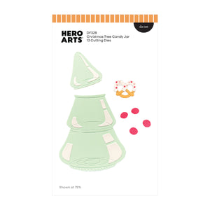 Christmas Tree Candy Jar Die Set by Carly Tee