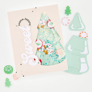Christmas Tree Candy Jar Die Set by Carly Tee
