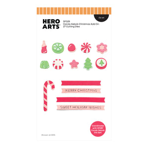 Candy Kebob Christmas Add-On Die Set by Carly Tee