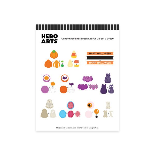Candy Kebob Halloween Add-On Die Set by Carly Tee