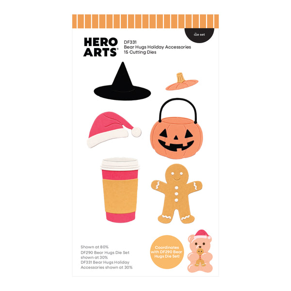 Bear Hugs Holiday Accessories Die Set by Carly Tee