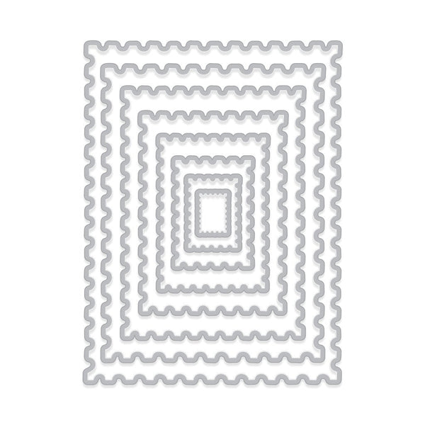 Hero Arts Nesting Postage Stamps Infinity Nesting Dies