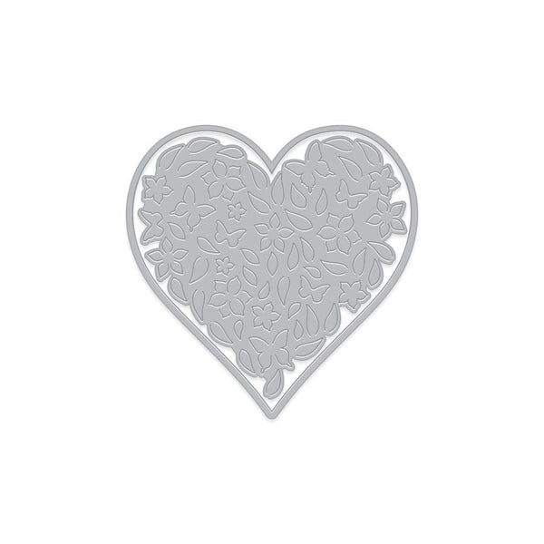 Hero Arts Paper Layering Floral Heart with Frame Dies