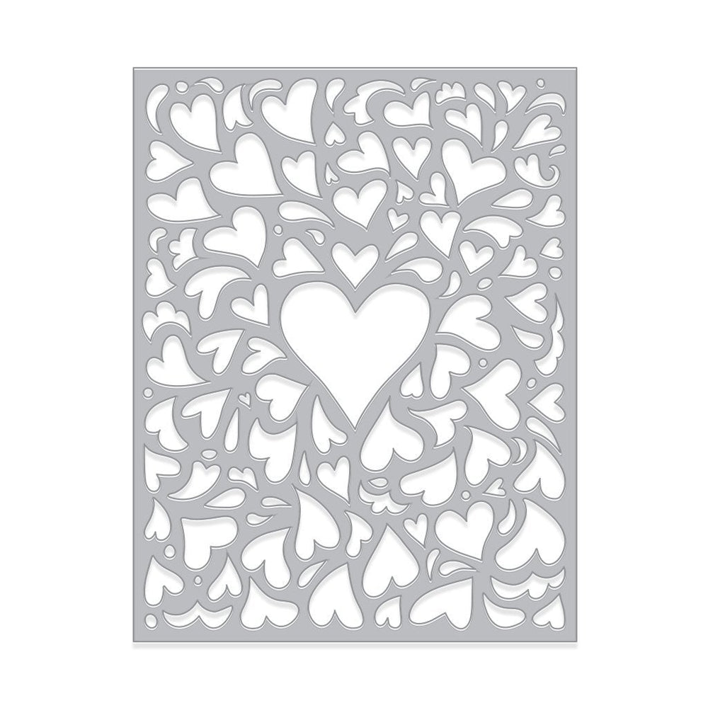 Hero Arts Window On Love Confetti Dies