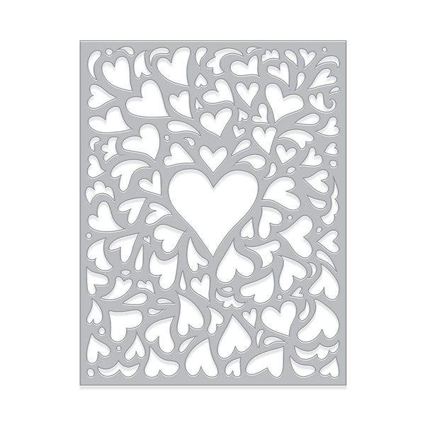 Hero Arts Window On Love Confetti Dies