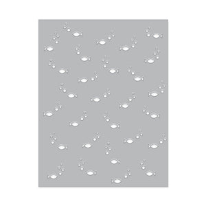 Hero Arts Fish and Bubbles Confetti Fancy Dies