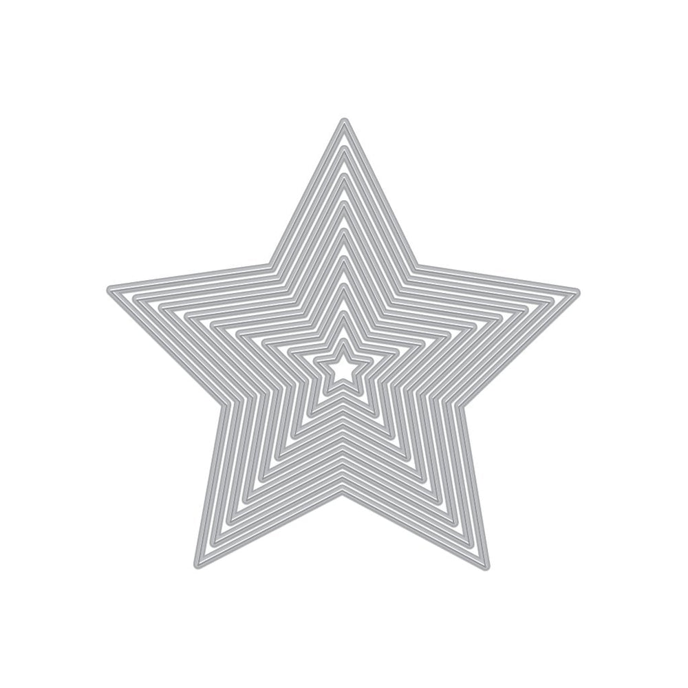 Hero Arts 5-Point Stars Infinity Nesting Dies