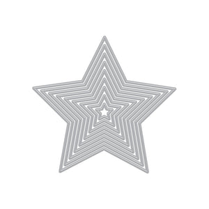 Hero Arts 5-Point Stars Infinity Nesting Dies
