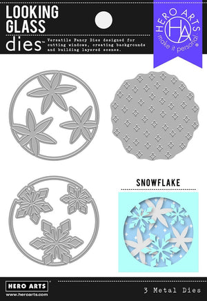 Hero Arts Looking Glass Snowflake Dies