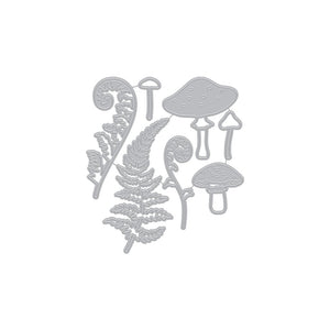 Hero Arts Mushroom and Ferns Dies