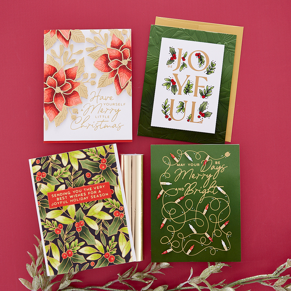 A Merry Little Christmas Sentiments Glimmer Hot Foil Plate & Die Set from the De-Light-Ful Christmas Collection by Yana Smakula