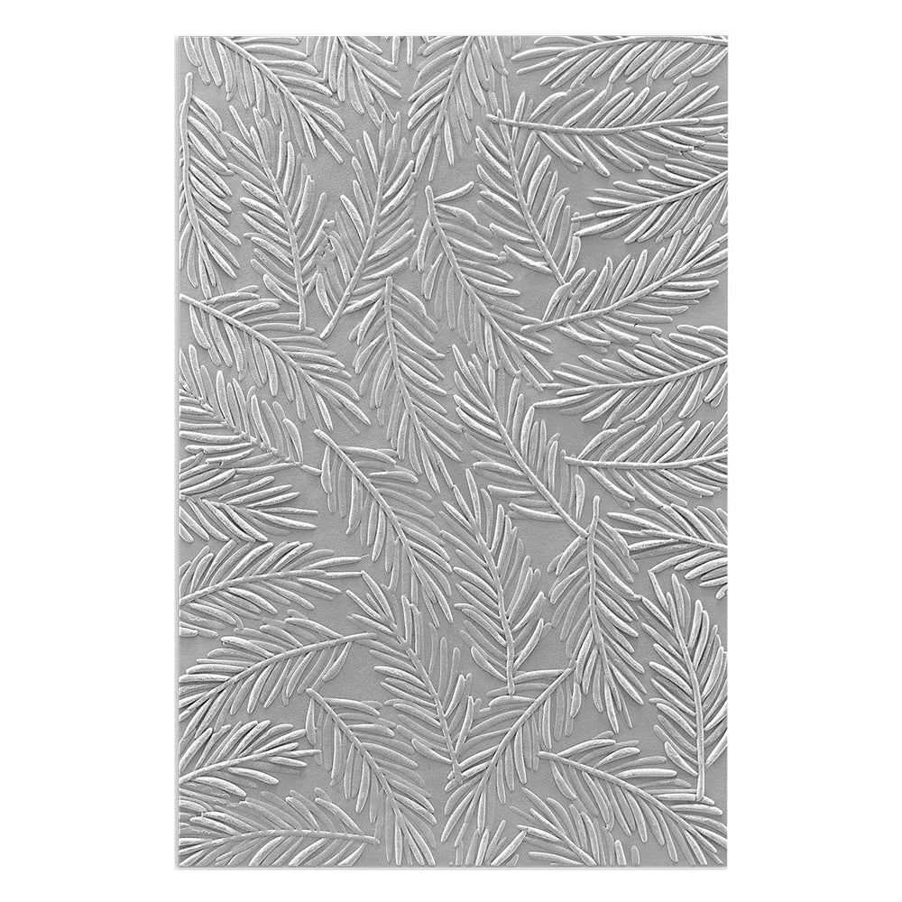 Evergreen 3D Embossing Folder from the Sealed for Christmas Collection