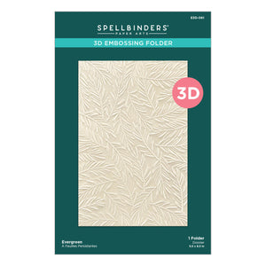 Evergreen 3D Embossing Folder