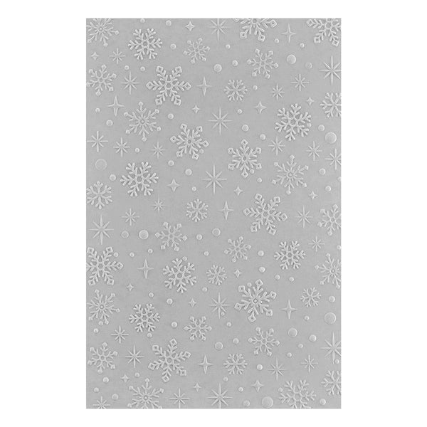 Sparkling Snow 3D Embossing Folder by Simon Hurley