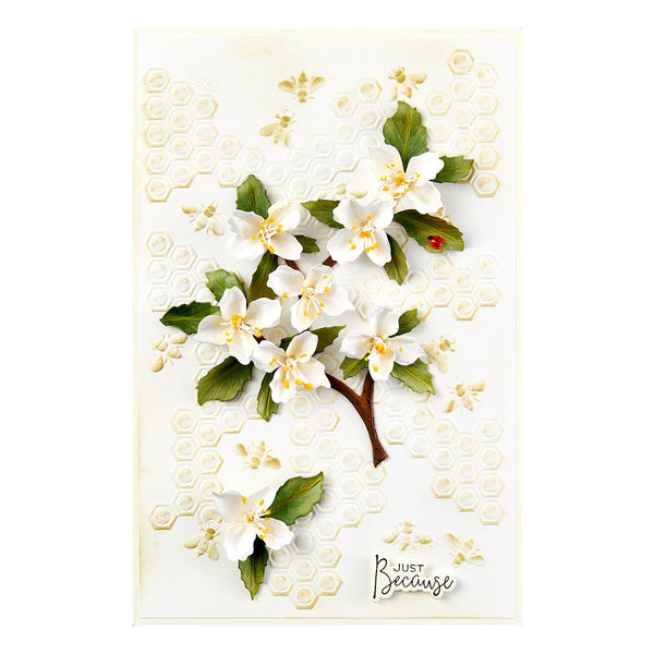 Bee-Cause 3D Embossing Folder from the Through the Arbor Garden Collection by Susan Tierney-Cockburn