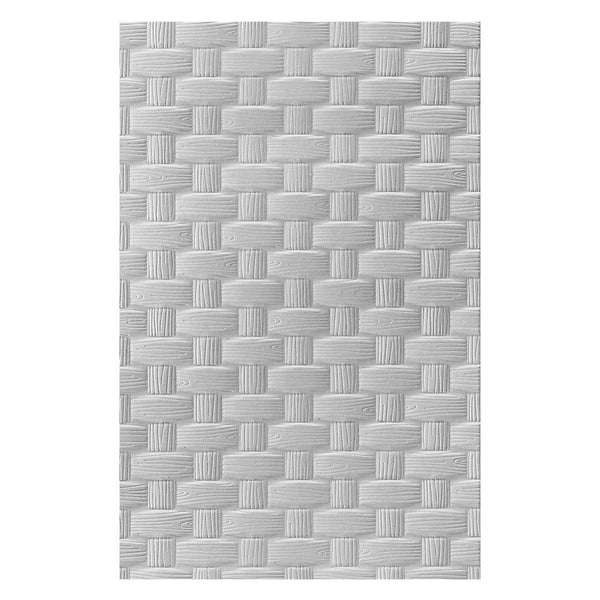 Woven 3D Embossing Folder from the Spring Sampler Collection by Simon Hurley