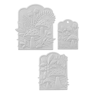 Mushrooms From Me to You 3D Emboss & Cut Folder from the Sealed 3D Botanical Collection