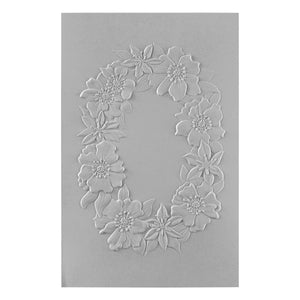 Nature's Botanical Wreath 3D Embossing Folder from the Nature's Botanical Garden Collection by Susan Tierney-Cockburn