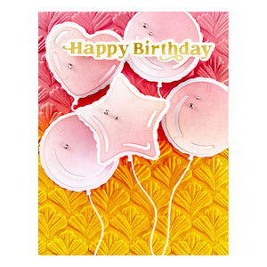 Flourish 3D Embossing Folder by Simon Hurley