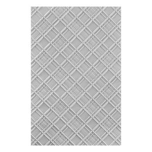 Argyle Plaid 3D Embossing Folder from the Home for the Holidays Collection