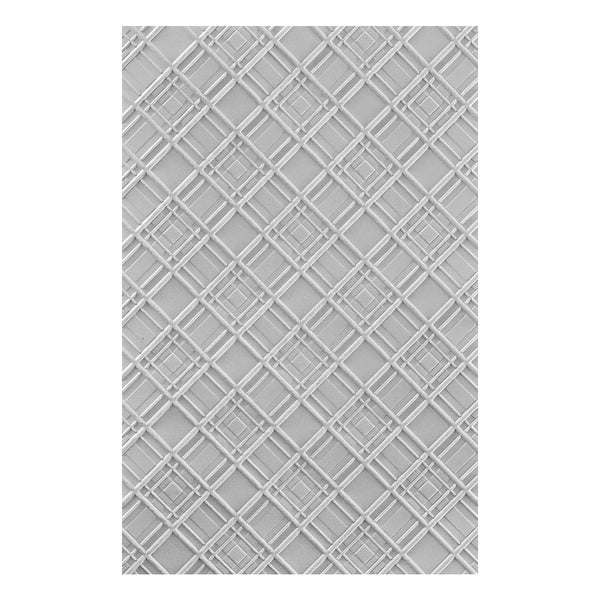 Argyle Plaid 3D Embossing Folder from the Home for the Holidays Collection
