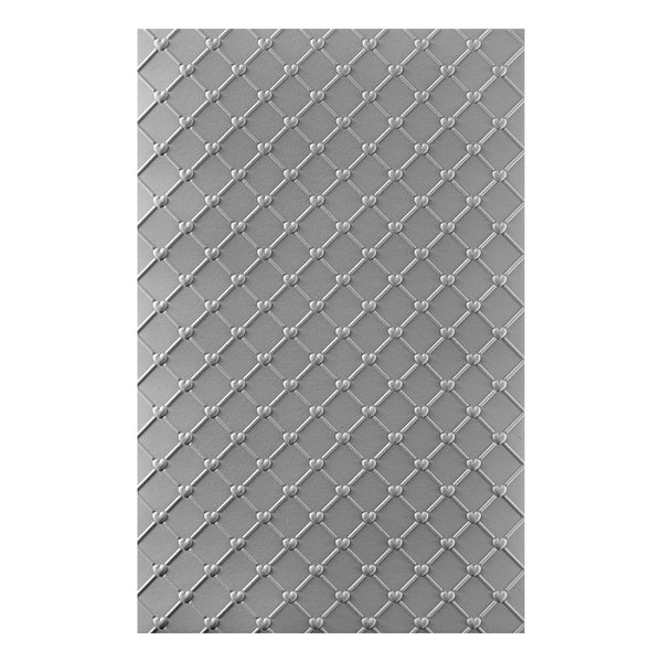 Cross My Heart 3D Embossing Folder