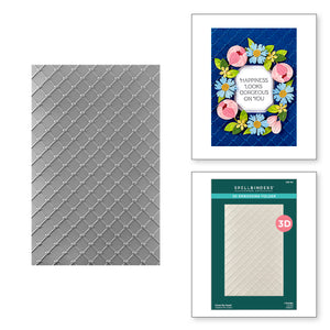 Cross My Heart 3D Embossing Folder