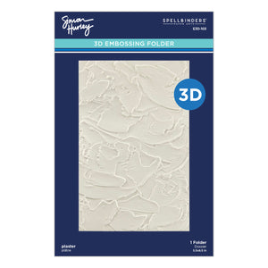 Plaster 3D Embossing Folder from the Birthday Bash Collection by Simon Hurley