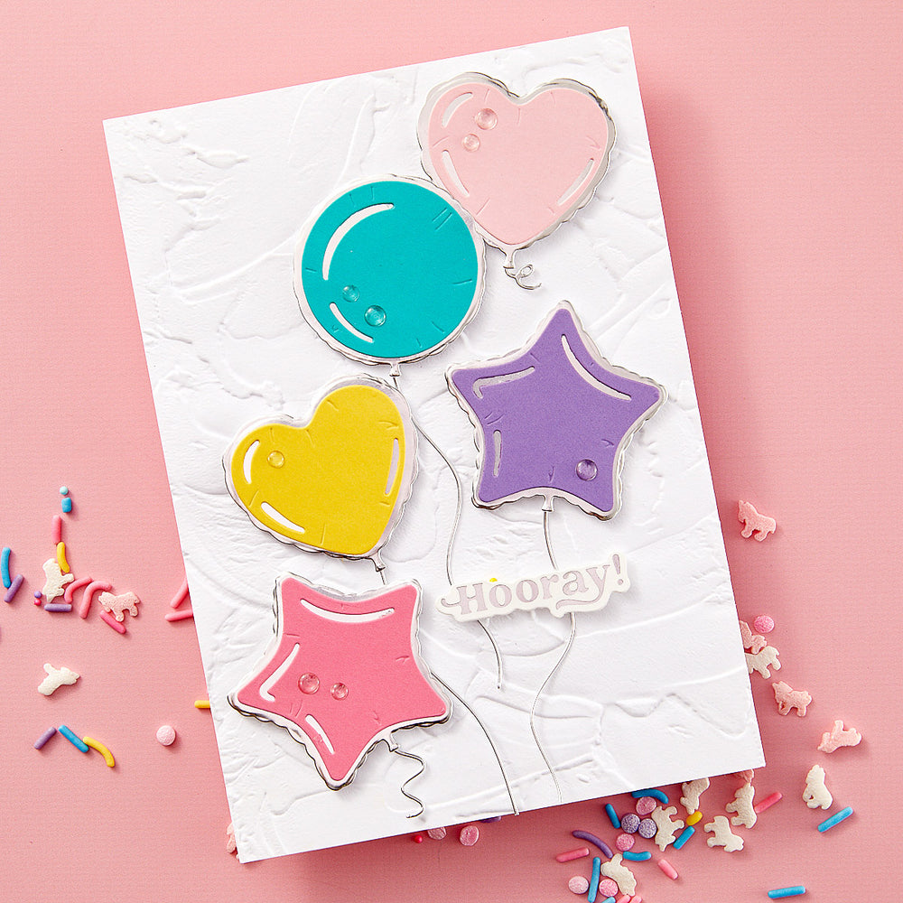 Plaster 3D Embossing Folder from the Birthday Bash Collection by Simon Hurley