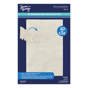 Branches 3D Embossing Folder from the Timeless Trees Collection by Simon Hurley